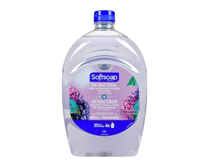Softsoap Soap, Antibacterial Liquid Hand Refill, White Tea & Berry - 1.47 L