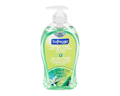 Softsoap Antibacterial Liquid Hand Soap Pump, Fresh Citrus - 332 ML - 332 ML