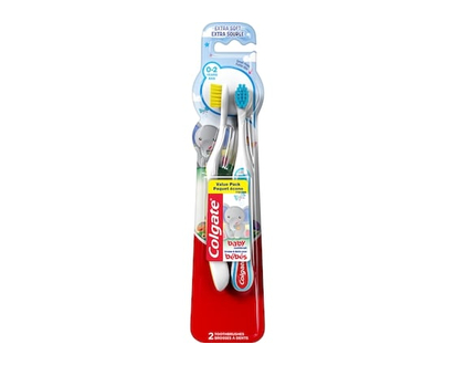 Colgate Toothbrushes, Kids My First Toothbrush, Extra Soft - 2.0 EA