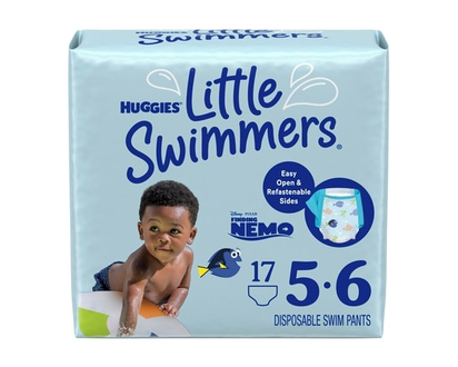 Huggies Maillots De Bain Jetables Little Swimmers, Taille Grand - 17 CHA