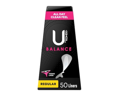 U By Kotex Protège-Dessous Style String Barely There*, Sans Parfum - 50 CHA