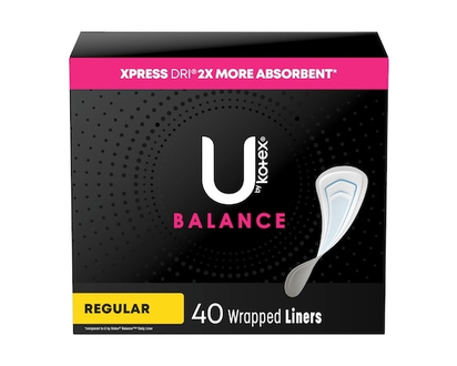 U By Kotex Protège-Dessous Lightdays, Réguliers, Non Parfumés - 40 CHA