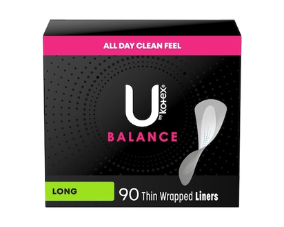 U By Kotex Protège-dessous Barely There, absorption légère, longs, emb. de 90 - 90 CHA