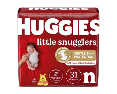 Huggies Little Snugglers Diapers, Size Newborn - 31 EA