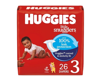 Huggies Little Snugglers Diapers, Size 3 - 26 EA