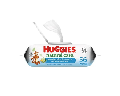 Huggies Natural Care Refreshing Baby Wipes, Scented, 1 Flip-Top Pack (56 Wipes Total) - 56 PK