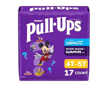 Pull Ups Boys' Potty Training Pants, 4T-5T (38-50 lbs) - 17 EA