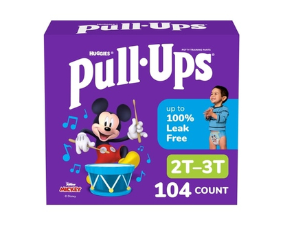 Huggies Pull-Ups Boys' Potty Training Pants, 2T-3T (16-34 lbs), 104 Count - 104.0 EA