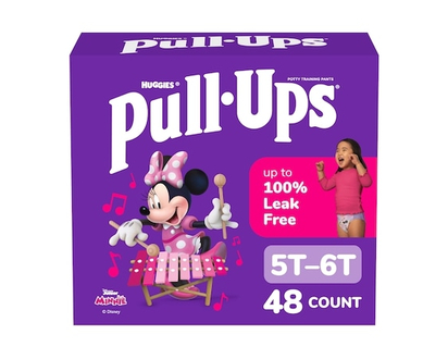 Pull Ups Girls' Potty Training Pants, 5T-6T (46+ lbs) - 48 EA