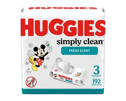 Huggies Simply Clean Fresh Scent Baby Wipes, 1 Flip-Top Pack (192 Wipes Total) - 192.0 EA