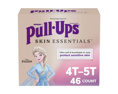 Pull Ups Girls Skin Essentials Training Pants, 4T-5T (38-50 lbs) - 46 EA