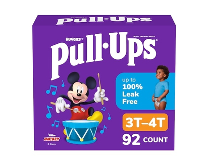 Huggies Pull-Ups Boys' Potty Training Pants, 4T-5T (38-50 lbs), 92 Count - 92.0 EA