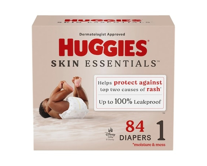 Huggies Skin Essentials Baby Diapers, Size1 (8-14 lbs), 84 Ct - 84.0 EA