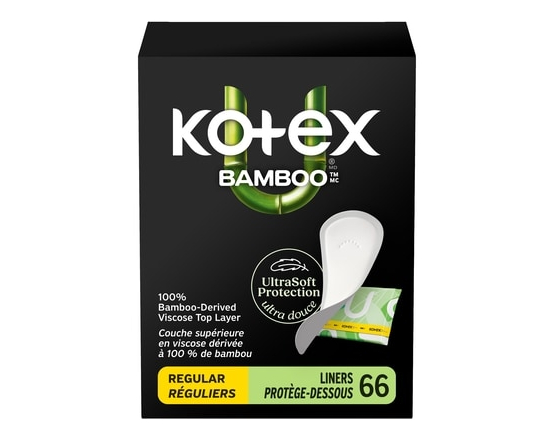 Bamboo Wrapped Liners, Light Absorbency, Regular Length, 66 Count - 66.0 EA