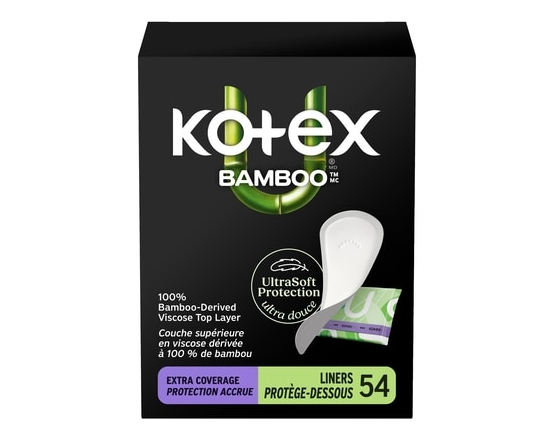 Bamboo Wrapped Liners, Light Absorbency, Extra Coverage, 54 Count - 54.0 EA