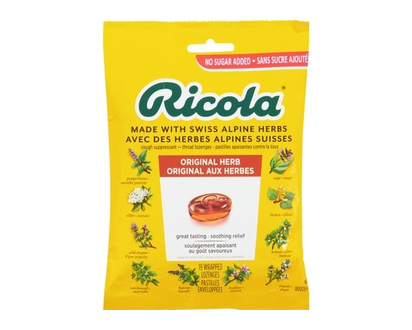 Ricola Original Herb No Sugar Added Cough Drops 19 count - 19.0 EA