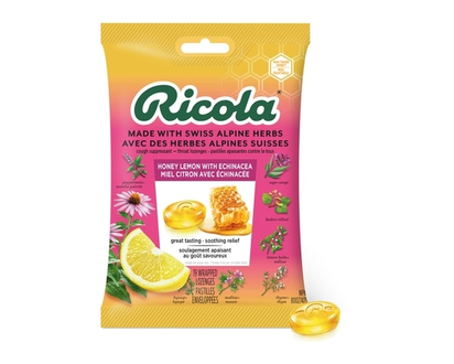 Ricola Honey Lemon Echinacea 19ct - 19.0 EA