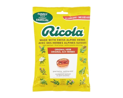 Ricola Original Herb No Sugar Added Cough Drops 45 count - 45.0 EA