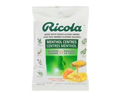 Ricola Menthol Centres Cough Drops 34 count - 34.0 EA