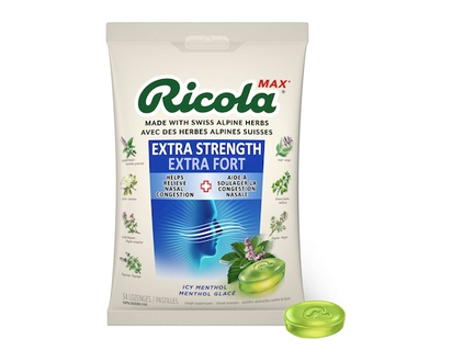 Ricola Extra Strength Icy Menthol Cough Drops - 34.0 EA