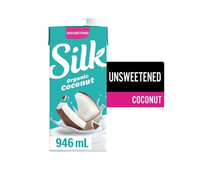 Silk Organic Coconut Milk alternative, Unsweetened, Dairy Free, Shelf Stable - 946.0 ML