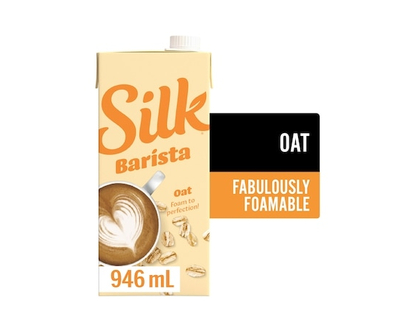 Silk Oat Barista, Original Flavour, Plant Based Dairy Free Milk, Shelf Stable - 946.0 ML