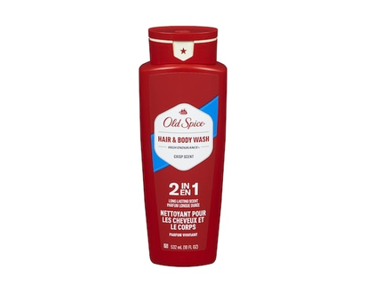 Old Spice High Endurance Hair & Body Wash for Men, Crisp Scent - 532.0 ML