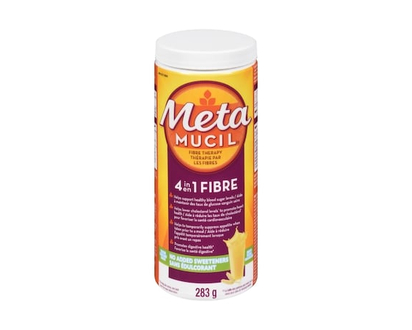 Metamucil 3 in 1 MultiHealth Fibre! Fiber Supplement Powder, Original, 283 g - 283 G