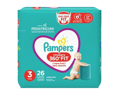 Pampers PAMP Cruis 360 S3 JUMBO 4/26 - 26 EA