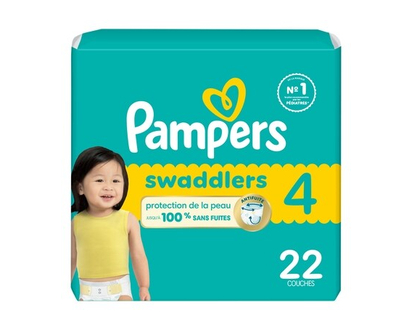 Pampers Swaddlers Diapers - Size 4 - 22 EA