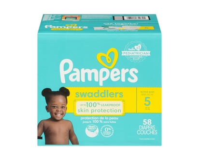 Pampers Swaddlers Diapers Size 5 58 Count - 58 EA