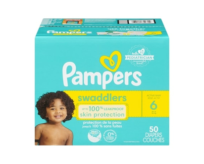 Pampers Swaddlers Diapers Size 6 50 Count - 50.0 EA