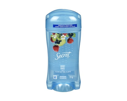 Secret Clear Gel Antiperspirant and Deodorant, Berry Scentrams - 73 G