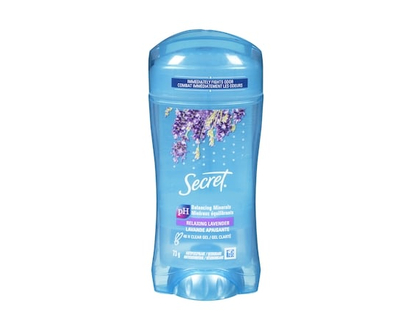 Secret Clear Gel Antiperspirant and Deodorant, Lavender Scent - 73.0 G