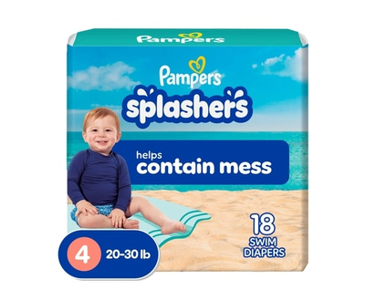 Pampers Splashers Swim Diapers Size M 18 Count - 18.0 EA