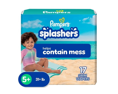 Pampers Splashers Swim Diapers Size 5 17 Count - 17.0 EA