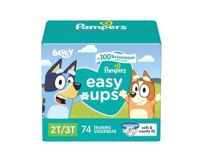 Pampers Easy Ups Training Underwear Boys Size 3 2T3T - 74 EA