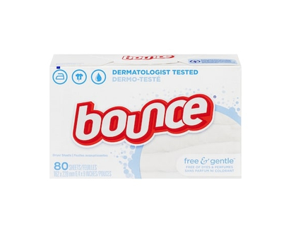 Bounce Feuilles assouplissantes Free & Gentle, 80 feuilles - 80 CHA