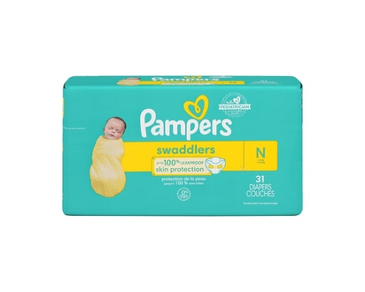 Pampers Swaddlers Newborn Diapers Size 0 - 31 EA