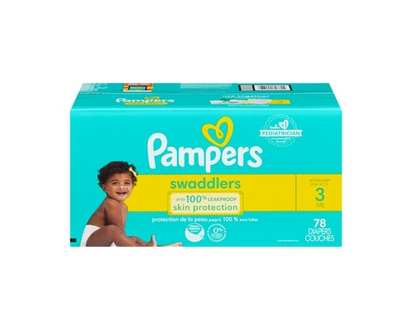 Pampers Swaddlers Active Baby Diaper Size 3 78 Count - 78 EA