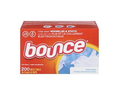 Bounce Fabric Softener Dryer Sheets, Fresh Linen, 200 count - 200.0 EA