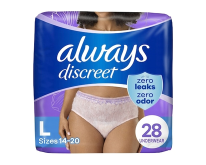 Always Discreet Underwear, Max Large - 28.0 EA