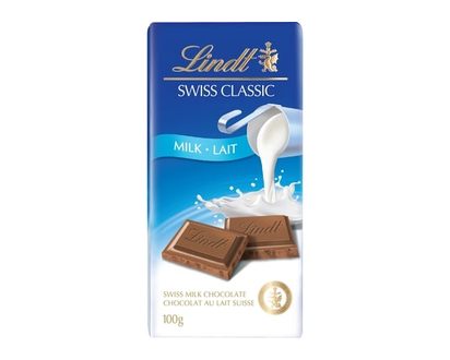 Lindt Barre Chocolat au lait SWISS CLASSIC - 100.0 G