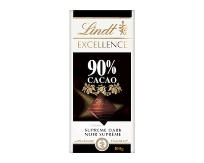 Lindt EXCELLENCE 90% Cacao Dark Chocolate Bar - 100.0 G