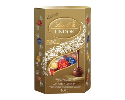 Cornet Truffes LINDOR assorties au chocolat - 600.0 G