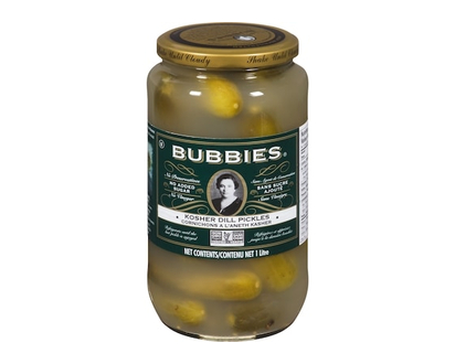 Bubbies Kosher Dill Pickles - 1.0 L