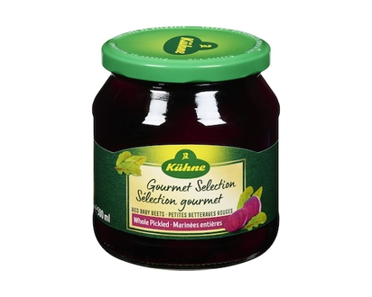 Kuhne Gourmet Selection Whole Pickled Red Baby Beets - 500.0 ML