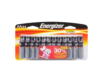 Energizer MAX Alkaline AA Batteries - 24 EA