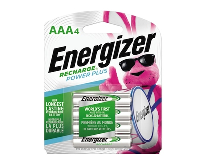 Energizer Recharge Power Plus Rechargeable AAA Batteries - 4 EA