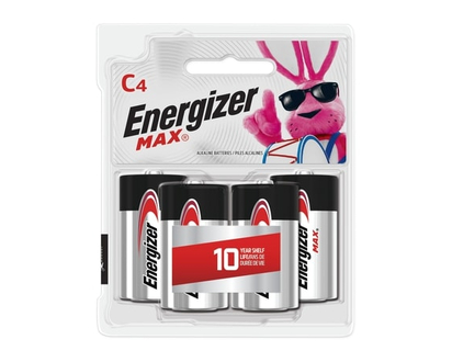 Energizer MAX Alkaline C Batteries - 4 EA